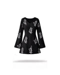 Black Floral Stylish Kurti