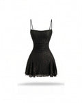 Black Lace Mini Dress